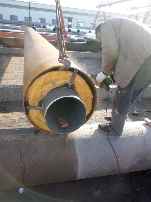 钢套钢蒸汽保温钢管